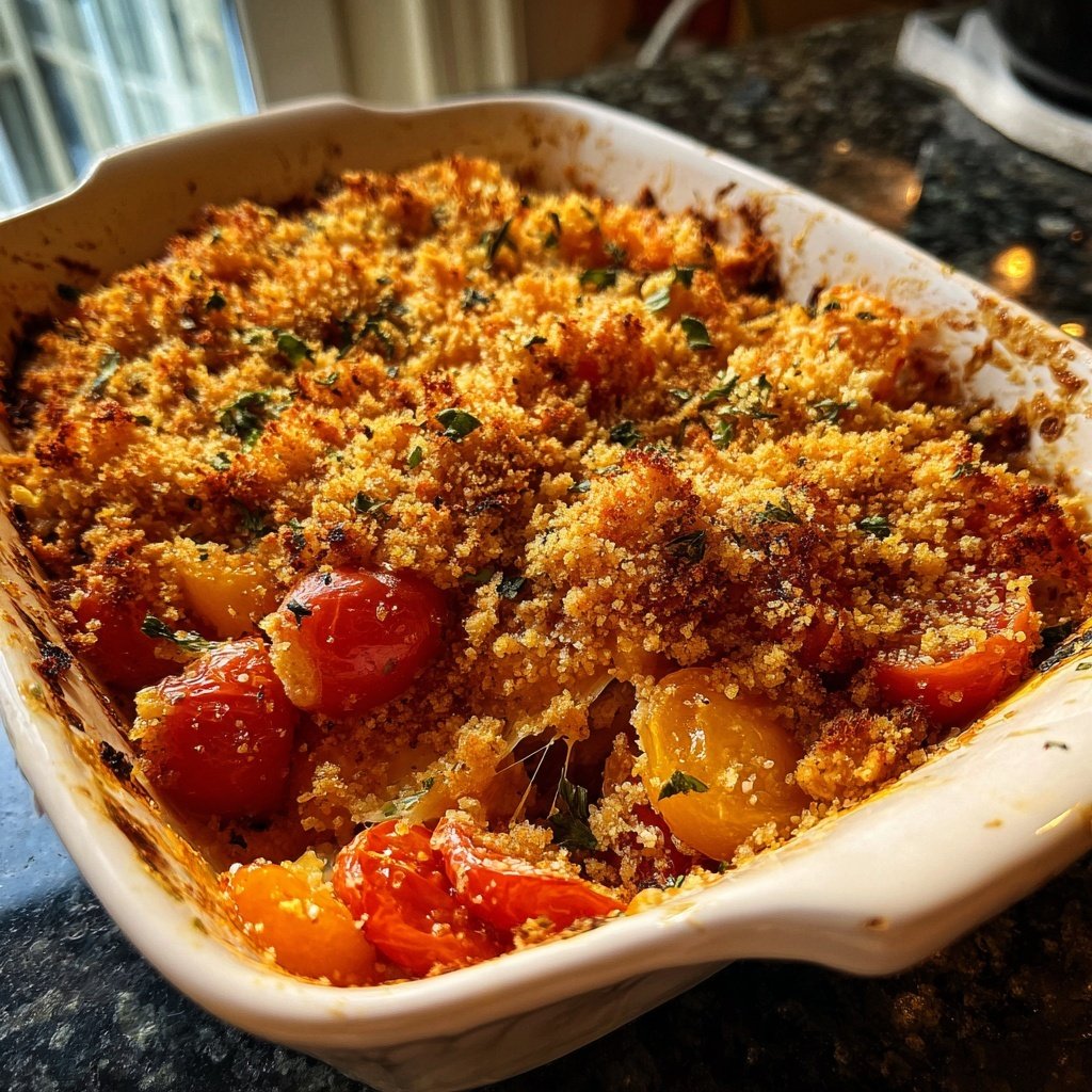 Sunday Creamy Tomato Vegetable Casserole