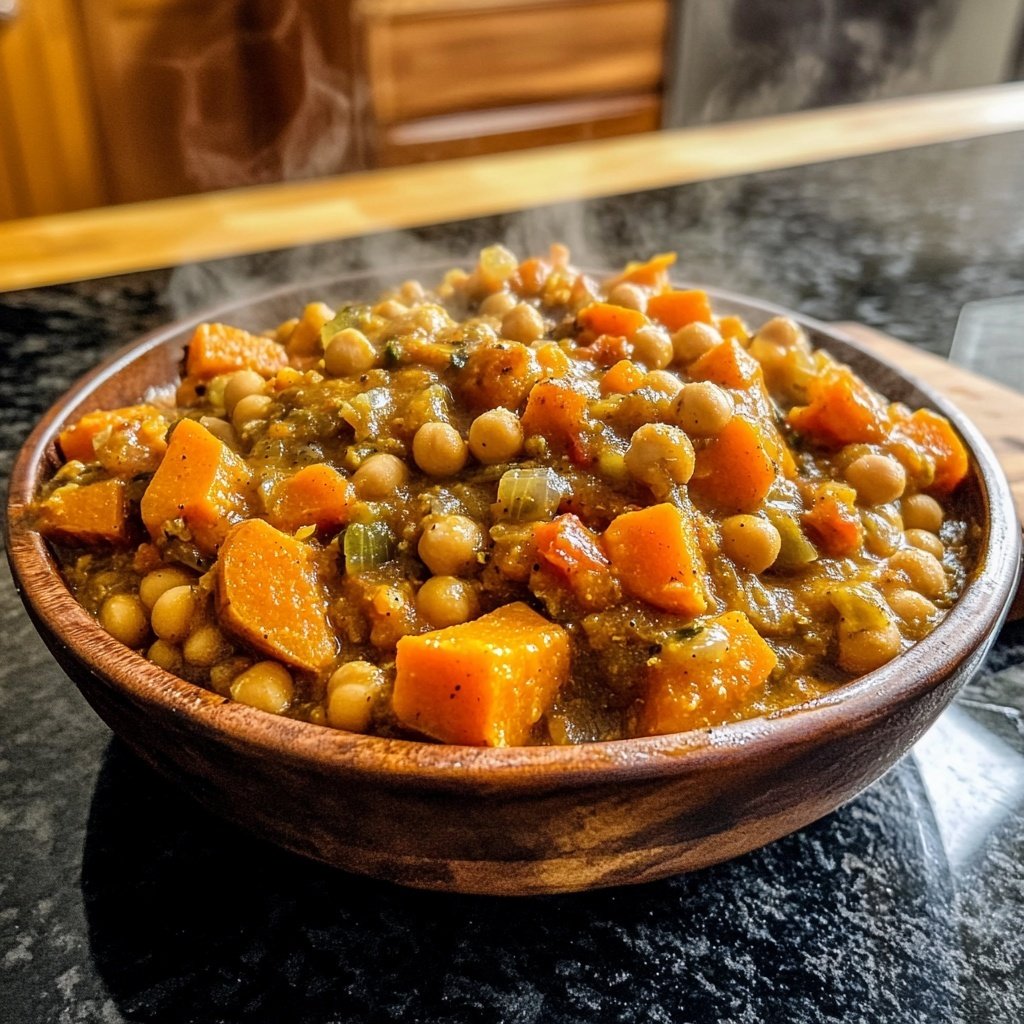 Jamaican Sweet Potato and Chickpea Stew