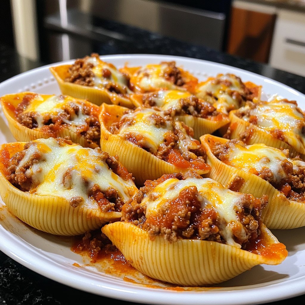 Ground Beef Stuffed Shells