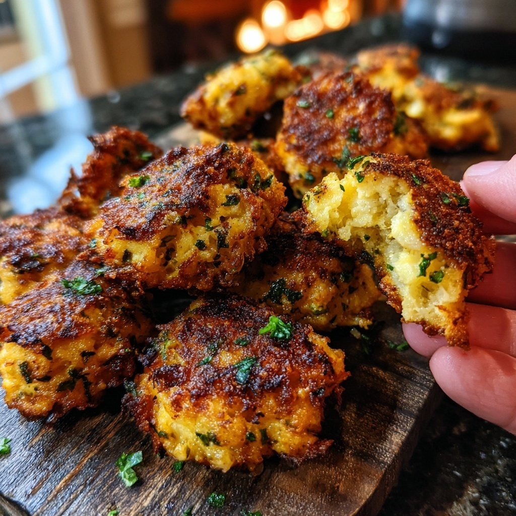 Crispy Cauliflower Herb Bites