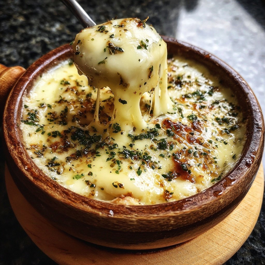 Fondue with Alpine Cheese Mix