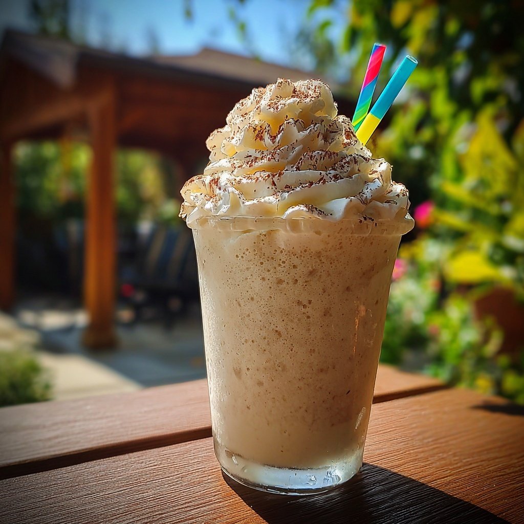 Vanilla Cream Blender Frappuccino