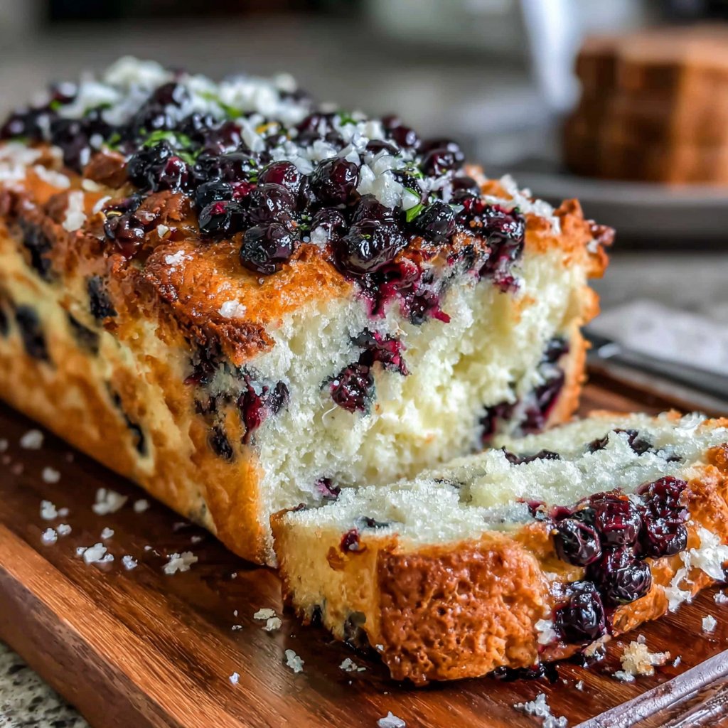 Blueberry Lemon Sourdough Bread No Yeast