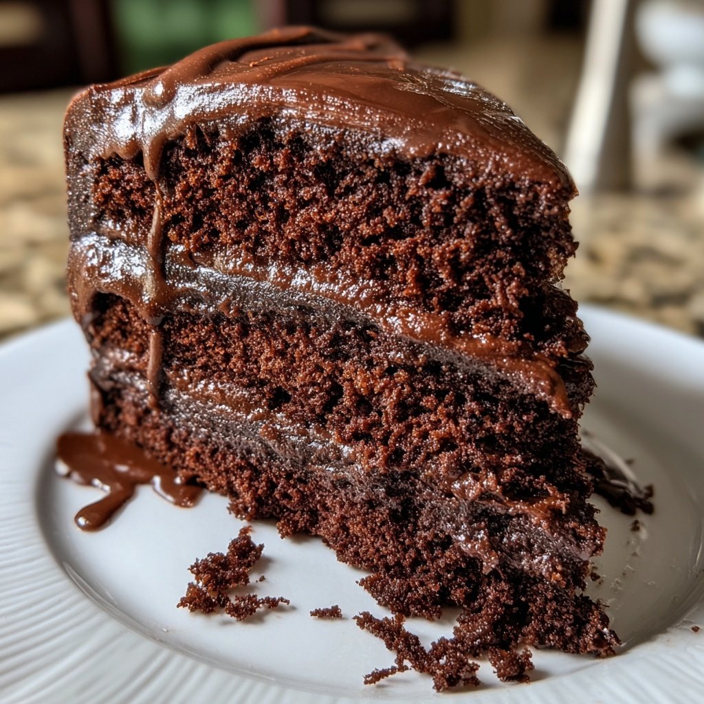 Chocolate Cake With Dark Cocoa