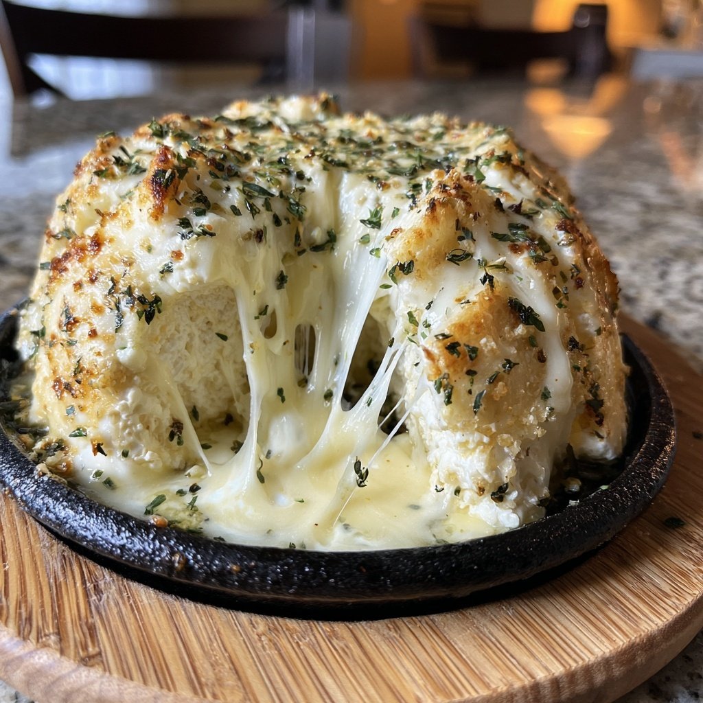 Fondue with Goat Cheese and Herbs