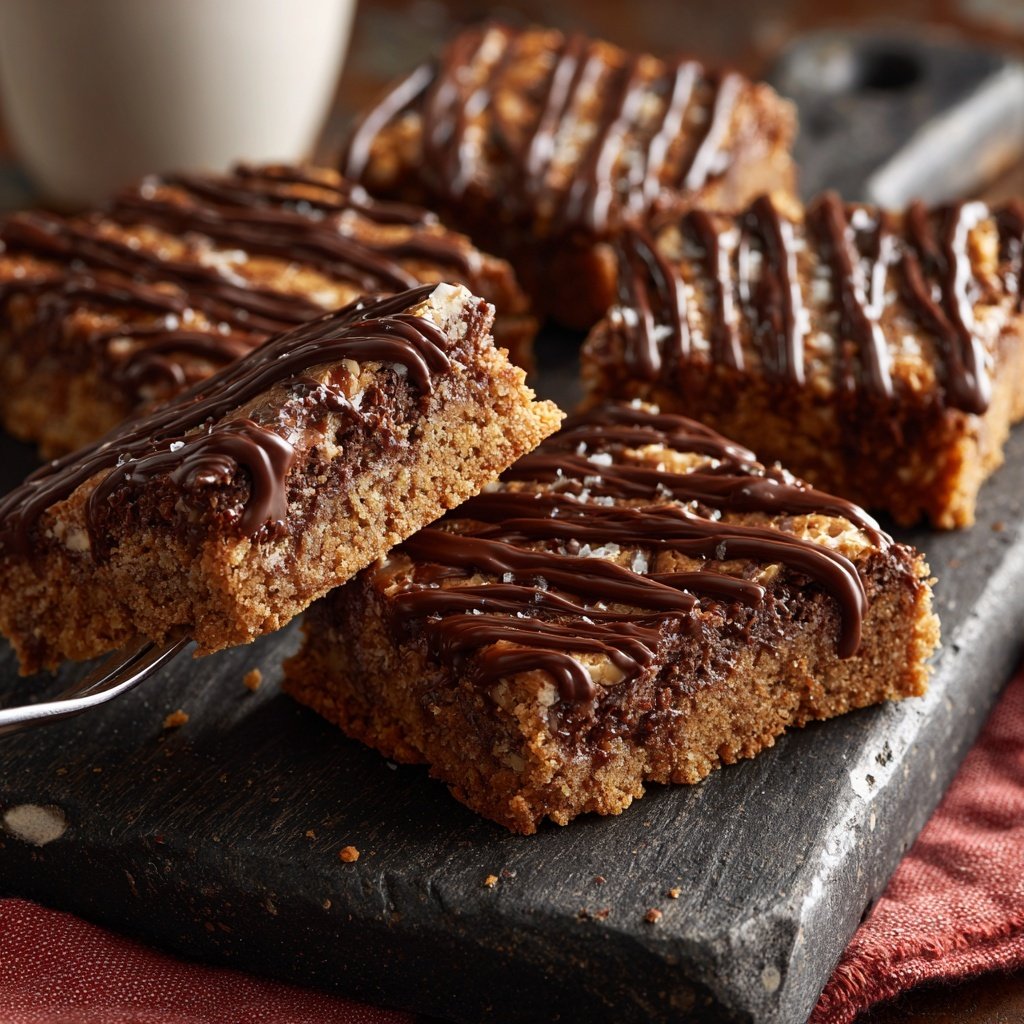 Chocolate Almond Butter Squares