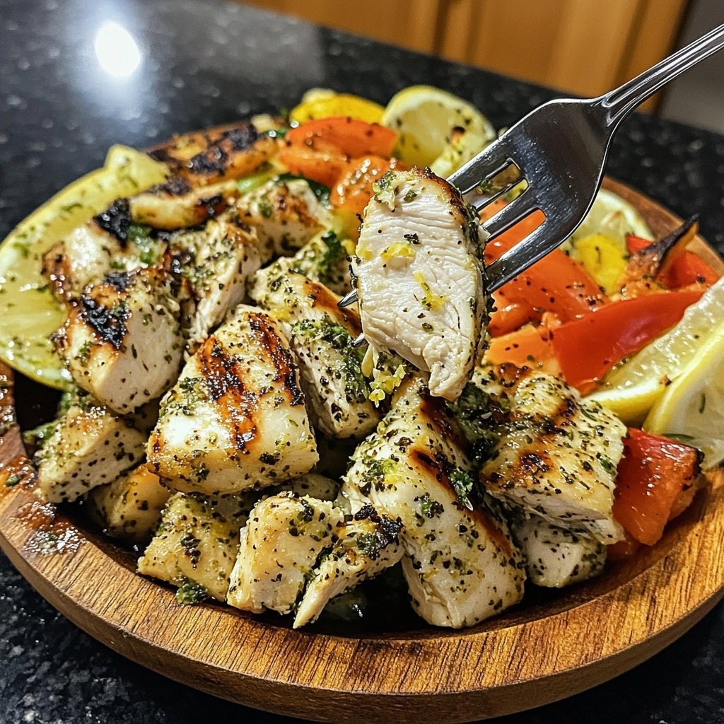 Grilled Lemon Herb Chicken Bowl