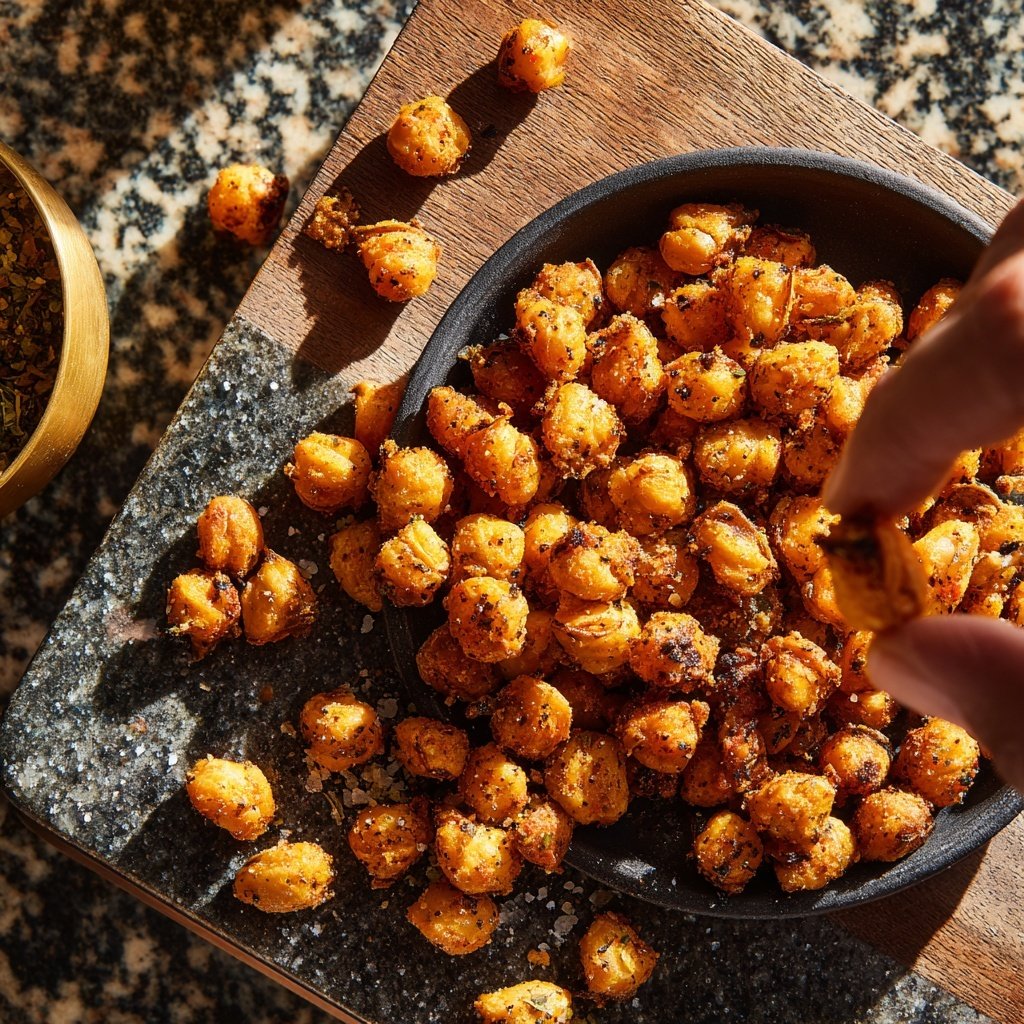Super Bowl Party Food Crispy Chickpea Snacks