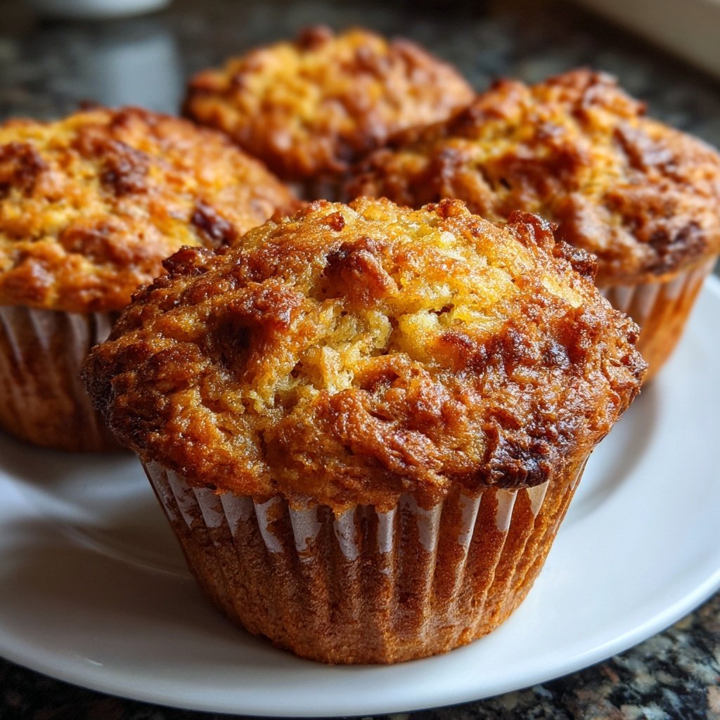 Cottage Cheese Banana Muffins
